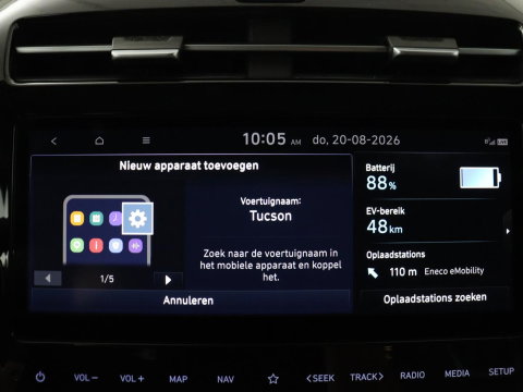 Hyundai Tucson 1.6 T-GDI PHEV Premium 4WD | SOH 96,9% | Memory | Leder | Stuur/stoel verwarming | Stoel ventilatie | Adaptive cruise | 360 camera | Park assist | Achterbank verwarming | Climate control