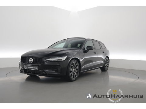 Volvo V60 2.0 T6 Plug-in hybrid AWD Plus Dark | Pano | Trekhaak | Memory Seats | H&K Audio | 360cam | Pilot Assist | Bliss | Stoel-Stuurverw. |