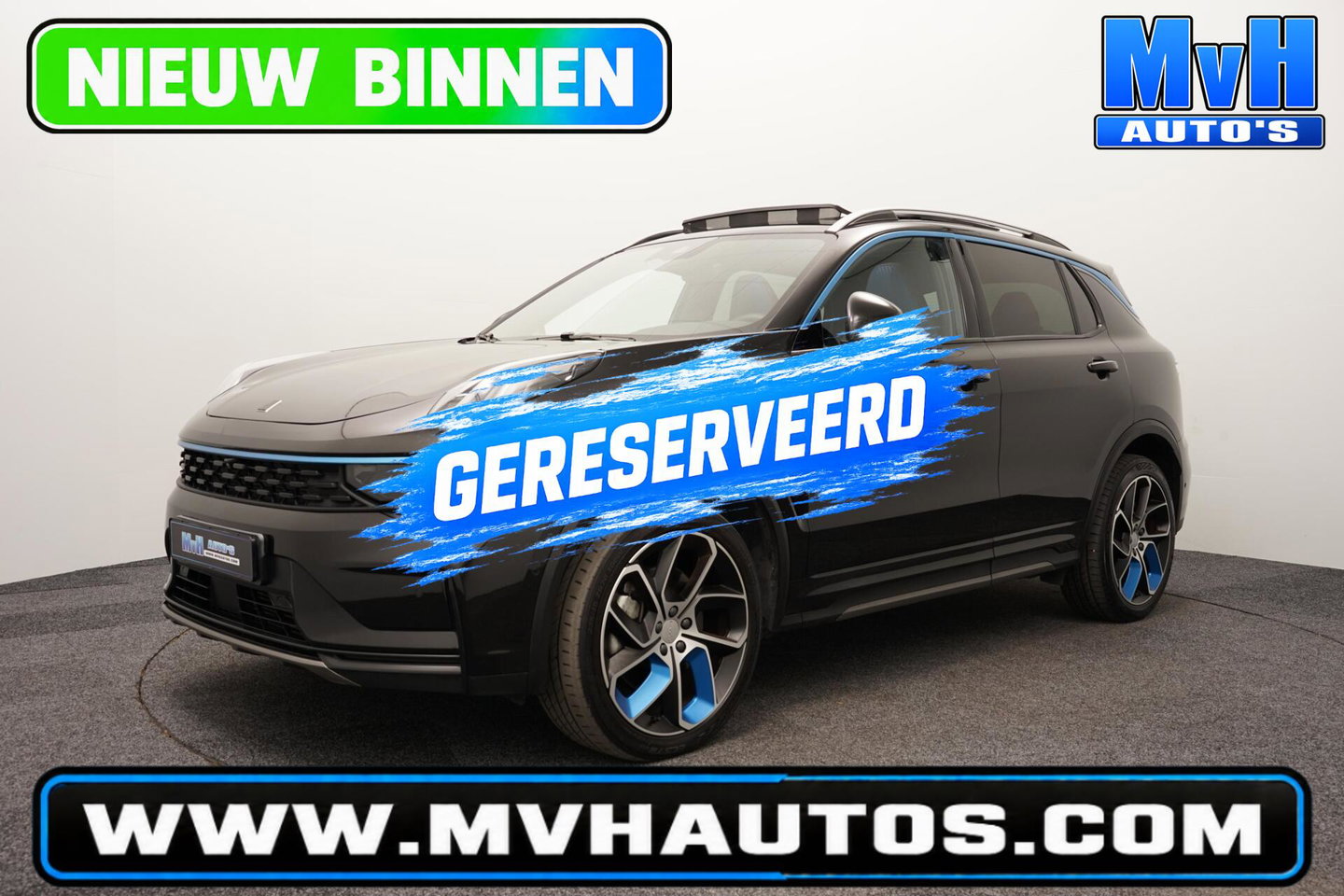Lynk & Co 01 1.5 PHEV|ZWARTE.HEMEL|360ºCAM|PANO|262PK|SOH94%