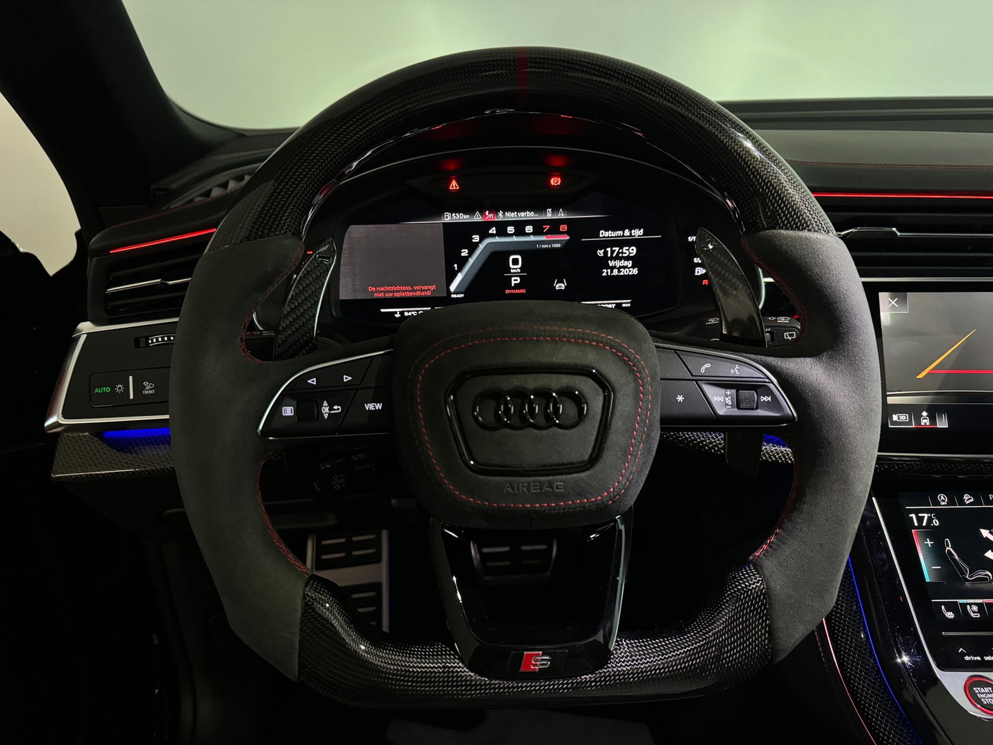 Audi Q8 4.0 TFSI SQ8 quattro Carbon|Massage|Trekhaak|Sfeer|Nachtzicht