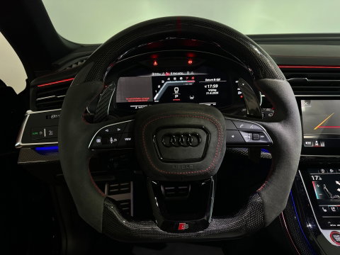 Audi Q8 4.0 TFSI SQ8 quattro Carbon|Massage|Trekhaak|Sfeer|Nachtzicht