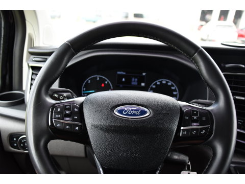 Ford Transit Custom 320 2.0 TDCI L2H1 Active DC Black Edition Adaptieve Cruise, Camera, Carplay, 170pk, Automaat, Leder, Sensoren, 2 x Schuifdeur, LED, Uniek!