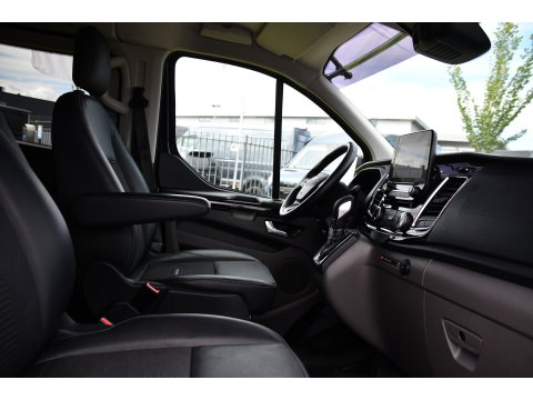 Ford Transit Custom 320 2.0 TDCI L2H1 Active DC Black Edition Adaptieve Cruise, Camera, Carplay, 170pk, Automaat, Leder, Sensoren, 2 x Schuifdeur, LED, Uniek!