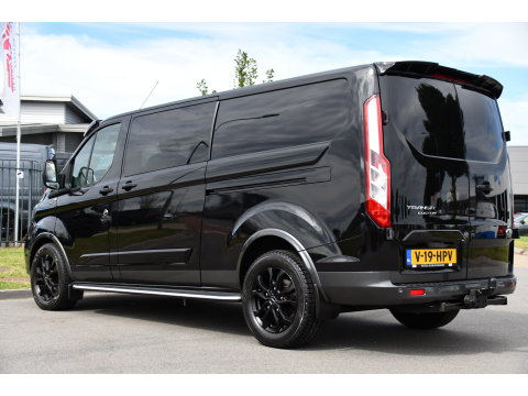 Ford Transit Custom 320 2.0 TDCI L2H1 Active DC Black Edition Adaptieve Cruise, Camera, Carplay, 170pk, Automaat, Leder, Sensoren, 2 x Schuifdeur, LED, Uniek!