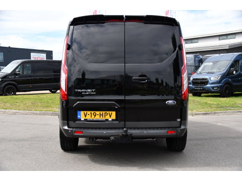 Ford Transit Custom 320 2.0 TDCI L2H1 Active DC Black Edition Adaptieve Cruise, Camera, Carplay, 170pk, Automaat, Leder, Sensoren, 2 x Schuifdeur, LED, Uniek!