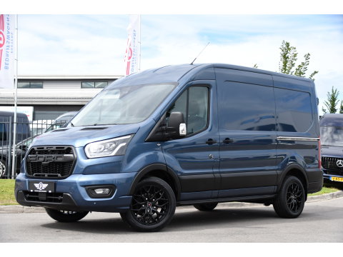 Ford Transit 350 2.0 TDCI L2H2 PB Edition Camera, Cruise, Carplay, 170pk, Stoelverwarming, Automaat, 2 x schuifdeur, LED, Sensoren, Multimedia, Uniek!