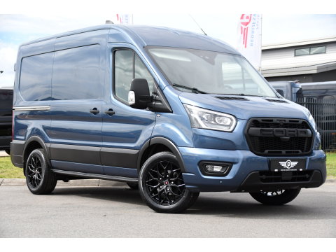 Ford Transit 350 2.0 TDCI L2H2 PB Edition Camera, Cruise, Carplay, 170pk, Stoelverwarming, Automaat, 2 x schuifdeur, LED, Sensoren, Multimedia, Uniek!