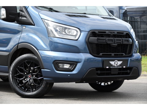 Ford Transit 350 2.0 TDCI L2H2 PB Edition Camera, Cruise, Carplay, 170pk, Stoelverwarming, Automaat, 2 x schuifdeur, LED, Sensoren, Multimedia, Uniek!