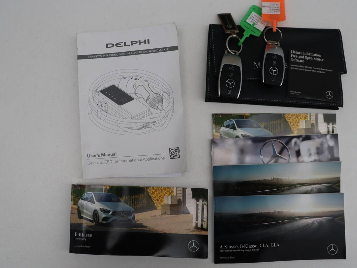 Mercedes-Benz B-klasse250 e Business Solution Luxury Limited | SOH 93,0% | Leder | Stoelverwarming | Adaptive cruise | Carplay | Camera | Park assist | Sfeerverlichting | Elektrische achterlep | Trekhaak
