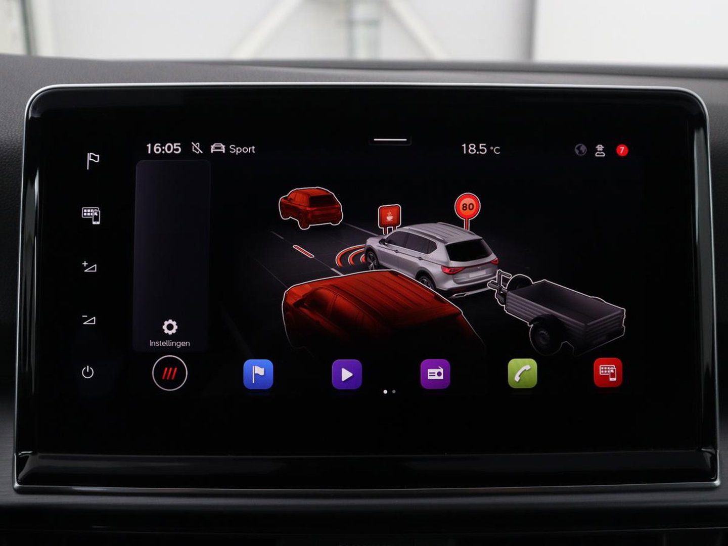 SEAT Tarraco 1.4 TSI e-Hybrid PHEV FR | SOH 89,3% | Memory | Leder | Stoelverwarming | Adaptive cruise | Climate control | Carplay | 3 zone klimaat | Camera | Park assist | Full LED | Trekhaak