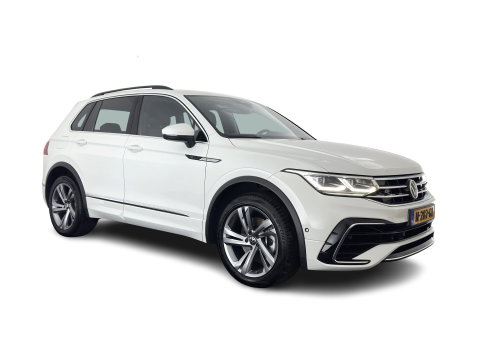 Volkswagen Tiguan 2.0 TDI 4Motion (INCL.BTW) Aut. *LEATHER-FABRIC | FLL-LED | DIGI-COCKPIT | ADAPTIVE-CRUISE | CAMERA | NAVI-FULLMAP | HEATED-SPORTSEATS | BLIND-SPOT | PRIVACY-GLASS | TOWBAR | 19''ALU*