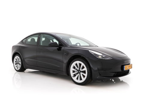 Tesla Model 3 Standard RWD Plus 60 kWh [3-Fase-11kW] {SoH-90%} (INCL-BTW) Aut. *PANO | AUTOPILOT | LEATHER | KEYLESS | FULL-LED | MEMORY-PACK | TOPVIEW | DAB | CARPLAY | DIGI-COCKPIT | LANE-ASSIST | HEATED- COMFORTSEATS | 19"ALU*