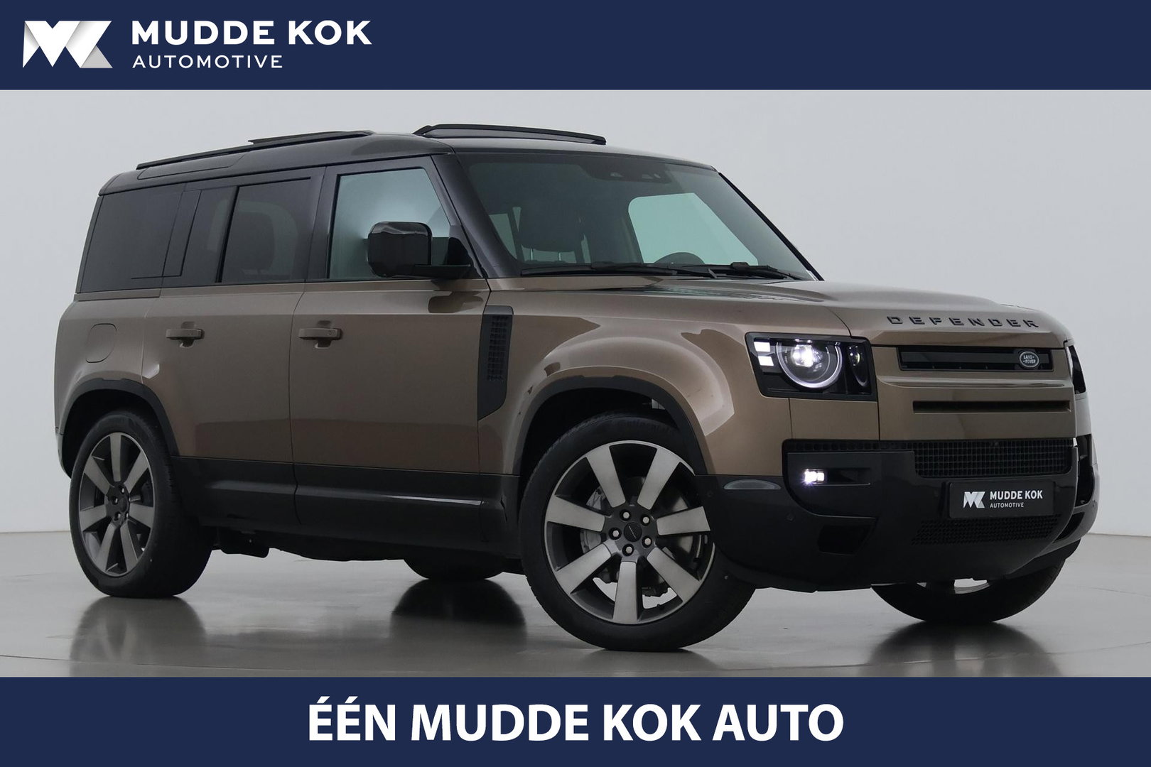 Land Rover Defender 110 P300e X-Dynamic HSE | Luchtvering | Trekhaak | Stoelventilatie | Panoramadak | 360° Camera | Koelkast | 22 Inch