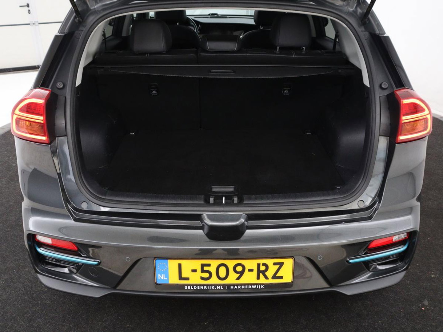 Kia e-Niro DynamicPlusLine 64 kWh | SOH 95,3% | Panoramadak | Half leder | Stuur/stoel verwarming | Adaptive cruise | Lane assist | Climate control | Carplay | Camera | Park assist | Full LED