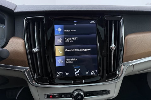 Volvo S90 T8 AWD Inscription | ACC | Schuifdak | Trekhaak | BLIS | Standkachel | Camera | Stoel+Stuurverwarming | 19 Inch