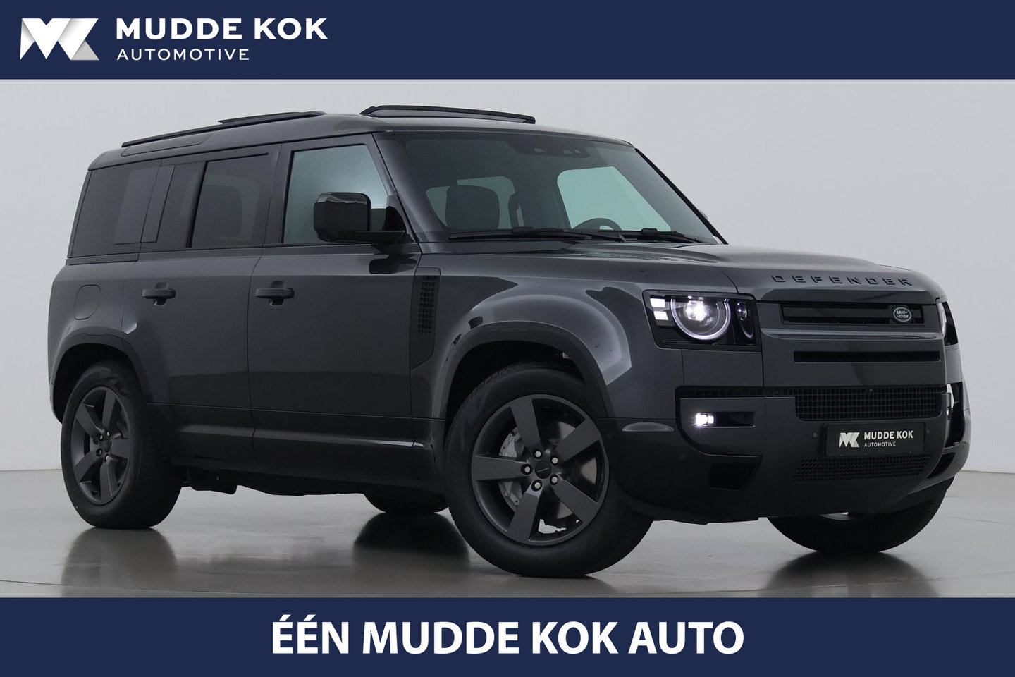 Land Rover Defender 110 P300e X-Dynamic HSE | Luchtvering | Stoelventilatie | Trekhaak | 360° Camera | Meridian | Stoel+Stuurverwarming | ACC
