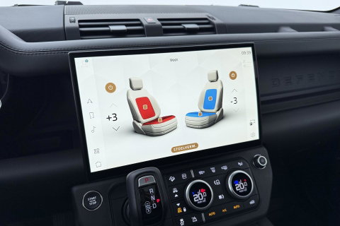 Land Rover Defender 110 P300e X-Dynamic HSE | Luchtvering | Stoelventilatie | Trekhaak | 360° Camera | Meridian | Stoel+Stuurverwarming | ACC