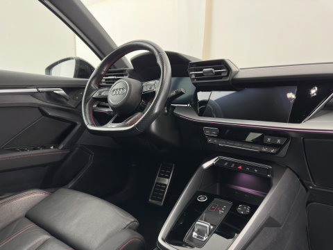 Audi A3 Limousine 30 TFSI S edition S-Line (INCL.BTW) Aut. *LEATHER | MATRIX-LED | HEATED-SPORTSEATS | ADAPTIVE-CRUISE | CAMERA | DIGI-COCKPIT | NAVI-FULLMAP | PRIVACY-GLASS | AMBIENT-LIGHT | SHIFT-PADDLES | ECC | PDC | 18''ALU*