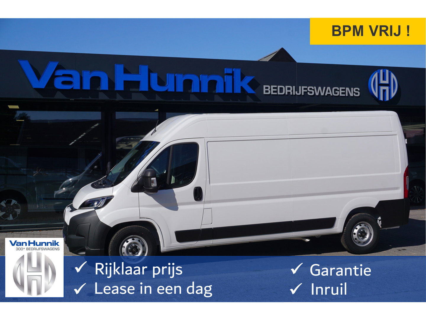 Citroën Jumper 35 2.2 EAT8 140PK Automaat L3H2 BPM VRIJ!! 10" Navi, Climate, Camera, LED, 270º Deur Betimmering!! NR. J075*