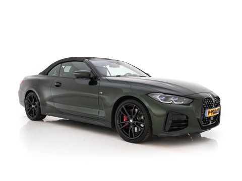 BMW 4 Serie Cabrio M440i xDrive High Executive (INCL-BTW) *LEATHER | LASER-LED | MEMORY-PACK | DIGI-COCKPIT | KEYLESS | HIFI-SOUND | SHIFTPADDLES | CAMERA | DAB | NAVI-FULLMAP | AMBIENTLIGHT | HEAD-UP | TOWBAR | 19''ALU*