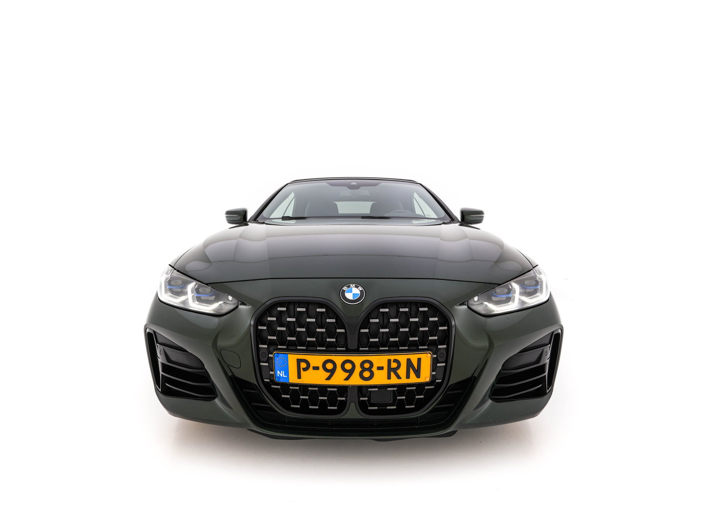 BMW 4 Serie Cabrio M440i xDrive High Executive (INCL-BTW) *LEATHER | LASER-LED | MEMORY-PACK | DIGI-COCKPIT | KEYLESS | HIFI-SOUND | SHIFTPADDLES | CAMERA | DAB | NAVI-FULLMAP | AMBIENTLIGHT | HEAD-UP | TOWBAR | 19''ALU*