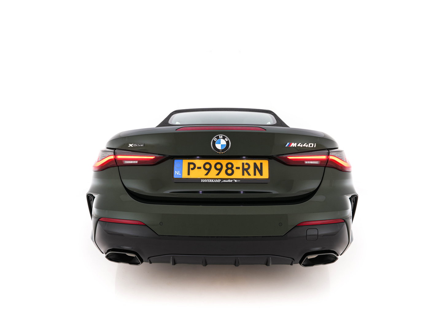 BMW 4 Serie Cabrio M440i xDrive High Executive (INCL-BTW) *LEATHER | LASER-LED | MEMORY-PACK | DIGI-COCKPIT | KEYLESS | HIFI-SOUND | SHIFTPADDLES | CAMERA | DAB | NAVI-FULLMAP | AMBIENTLIGHT | HEAD-UP | TOWBAR | 19''ALU*