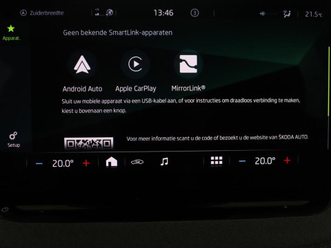 Škoda Enyaq iV 60 | SOH 93,0% | Half leder | Cruise control | Carplay | Climate control | Lane assist | Park assist | Trekhaak | Sfeerverlichting | Navigatie | Bluetooth