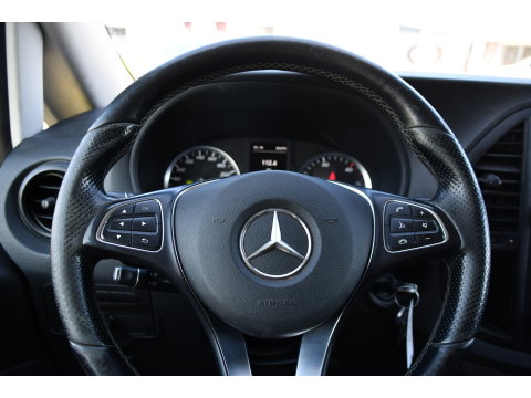 Mercedes-Benz Vito 114 CDI L3 Edition Camera, Cruise, LED, Clima, Automaat, 136pk, Sensoren, 2 x Schuifdeur, Trekhaak, Uniek!