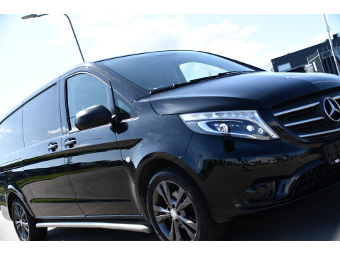 Mercedes-Benz Vito 114 CDI L3 Edition Camera, Cruise, LED, Clima, Automaat, 136pk, Sensoren, 2 x Schuifdeur, Trekhaak, Uniek!