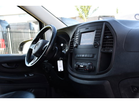 Mercedes-Benz Vito 114 CDI L3 Edition Camera, Cruise, LED, Clima, Automaat, 136pk, Sensoren, 2 x Schuifdeur, Trekhaak, Uniek!