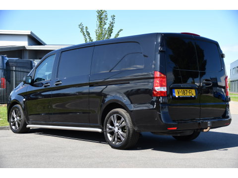 Mercedes-Benz Vito 114 CDI L3 Edition Camera, Cruise, LED, Clima, Automaat, 136pk, Sensoren, 2 x Schuifdeur, Trekhaak, Uniek!