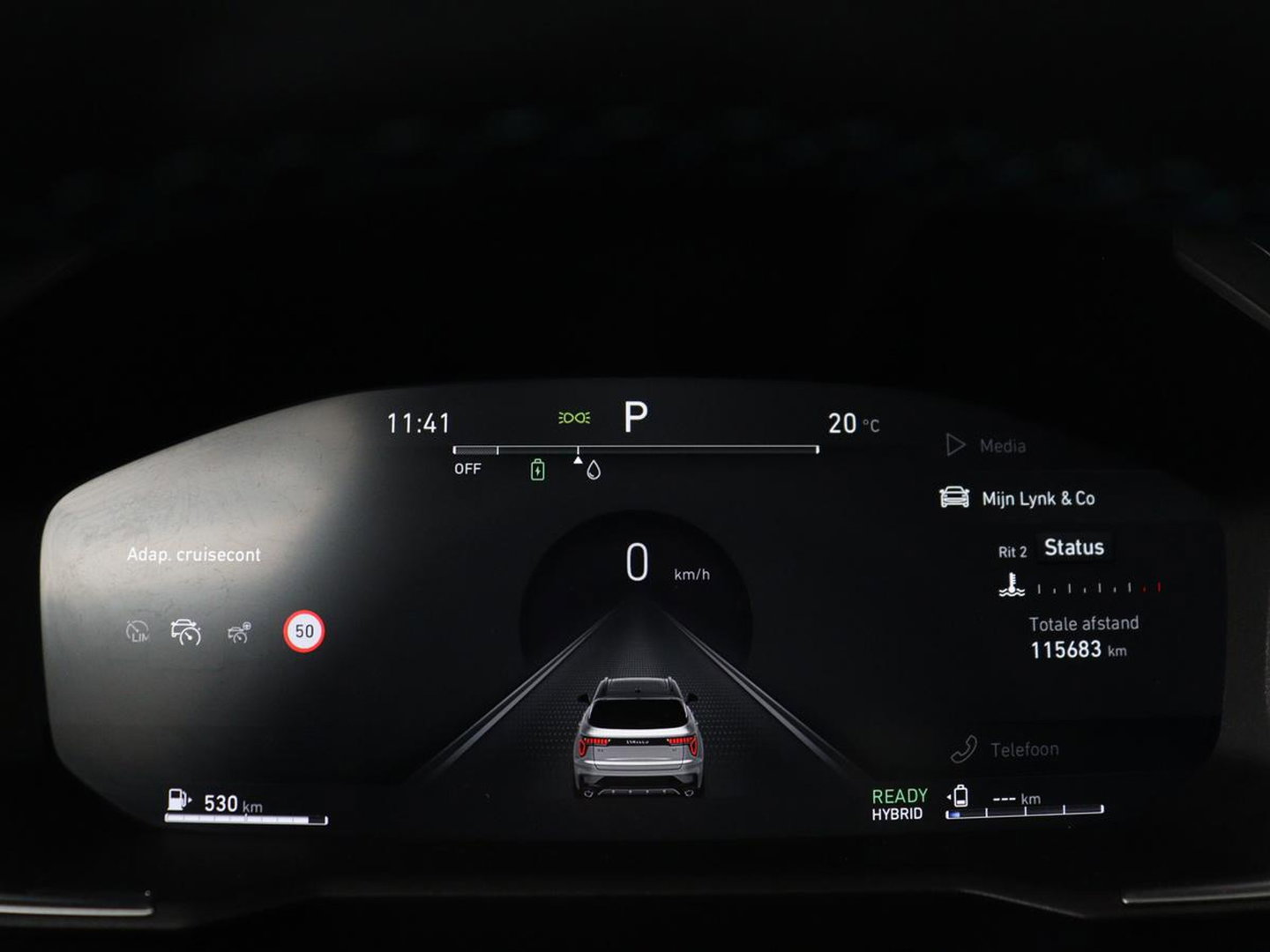 Lynk & Co 01 1.5 | SOH 88,3% | Panoramadak | Trekhaak | 360 Camera | Adaptive cruise | Climate control | Carplay | DAB+ | Bluetooth | Stoelverwarming | Sfeerverlichting | Park assist | Lane assist | Infinity audio | Rijstrookwissel waarschuwing