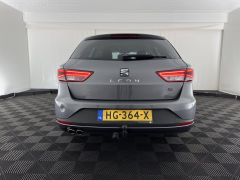 SEAT Leon ST 1.4 EcoTSI FR Connect (INCL.BTW) *LEATHER-FABRIC | FULL-LED | NAVI-FULLMAP | SPORT-SEATS | CAMERA | PRIVACY-GLASS | ECC | PDC | CRUISE | 17''ALU*