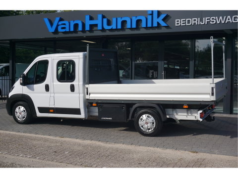 Fiat Ducato 35 Maxi DOKA 180PK Open Laadbak AUT 10" Scherm, Navi, Climate, Trekhaak, Standkachel! NR. D01*