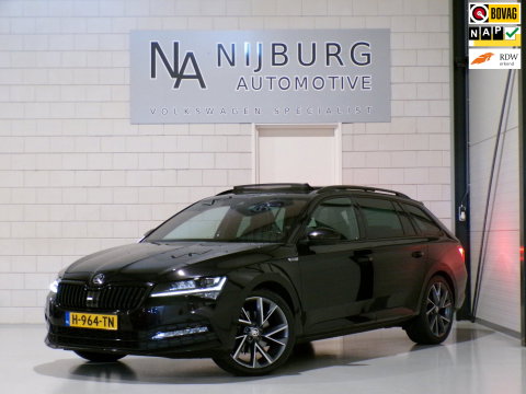 Škoda Superb Combi 1.5 TSI ACT Sportline Business "Origineel NL!" Automaat! Trekhaak Pano RS-stoelen Matrix-LED Camera Virtual DAB