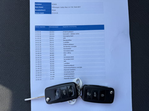 Volkswagen Caddy 2.0 TDI L2H1 BMT Maxi / vaste prijs rijklaar € 14.950 ex btw / lease vanaf € 252 / euro 6 / bpm vrij / Flexmo ingerichte laadruimte / pdc achter / airco / cruise