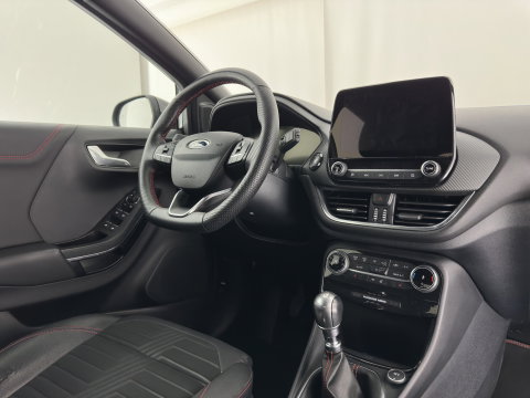 Ford Puma 1.0 EcoBoost Hybrid ST-Line X (INCL-BTW) *LEATHER-FABRIC | ADAPTIVE-CRUISE | FULL-LED | BANG&OLUSEN |  BLIND-SPOT | CAMERA | HEATED-SPORTSEATS | DIGI-COCKPIT | NAVI-FULLMAP | PRIVACY-GLASS | AMBIENT-LIGHT | TOWBAR | 18''A