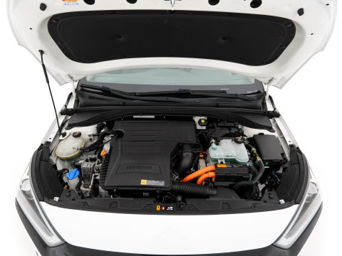 Hyundai IONIQ 1.6 GDi First Edition Aut. *PANO | LEATHER | XENON | ADAPTIVE-CRUISE | MEMORY-PACK | BLIND-SPOT | HEATED-COMFORTSEATS | NAVI-FULLMAP | CAMERA | KEYLESS | ECC | PDC | 15''ALU*
