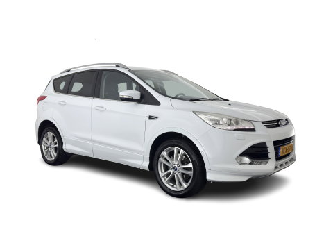 Ford Kuga 1.6 Titanium 4WD Aut. *LEATHER-FABRIC | XENON | HEATED-COMFORTSEATS | NAVI-FULLMAP | KEYLESS | CAMERA | PRIVACY-GLASS | ECC | PDC | CRUISE | 18''ALU | TOWBAR*