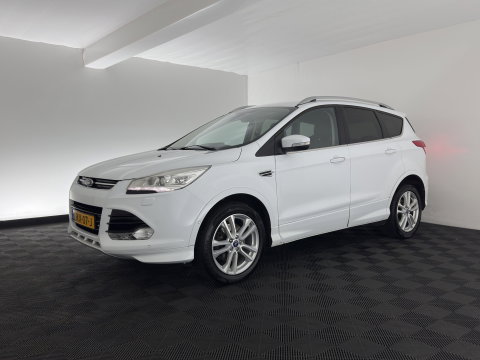 Ford Kuga 1.6 Titanium 4WD Aut. *LEATHER-FABRIC | XENON | HEATED-COMFORTSEATS | NAVI-FULLMAP | KEYLESS | CAMERA | PRIVACY-GLASS | ECC | PDC | CRUISE | 18''ALU | TOWBAR*