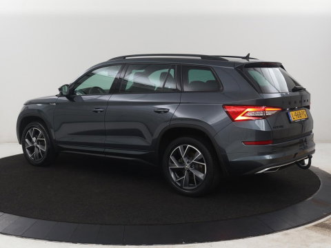 Škoda Kodiaq 1.5 TSI Sportline Business | Leder/alcantara | Memory | Cruise control | Stuur/stoel verwarming | Canton Sound | Carplay | Carplay | Camera | Park assist | Trekhaak | Elektrische achterklep