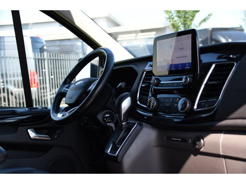 Ford Transit Custom 300 2.0 TDCI L1H1 Limited DC PB Edition Camera, Cruise, Carplay, LED, Leder, 2 x Schuifdeur, Stoelverwarming, Sensoren, Automaat, Uniek!