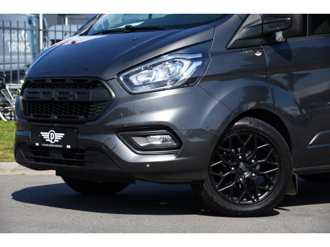 Ford Transit Custom 300 2.0 TDCI L1H1 Limited DC PB Edition Camera, Cruise, Carplay, LED, Leder, 2 x Schuifdeur, Stoelverwarming, Sensoren, Automaat, Uniek!