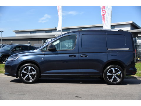 Volkswagen Caddy Cargo 2.0 TDI PB Edition Full Options! Camera, Adaptieve Cruise, Carplay, LED, Automaat, Stoelverwarming, leder, 2 x Schuifdeur, Virtual, Uniek!