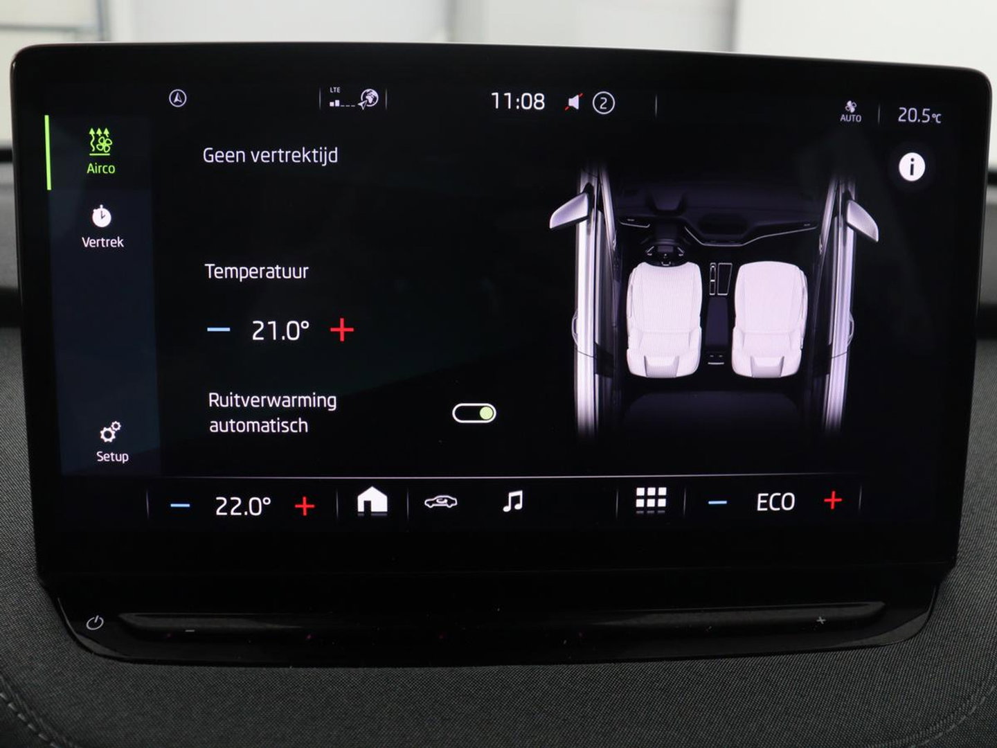 Škoda Enyaq iV 60 | SOH 94,1% | Half leder | Navigatie | Carplay | Sfeerverlichting | Climate control | Camera | Park assist