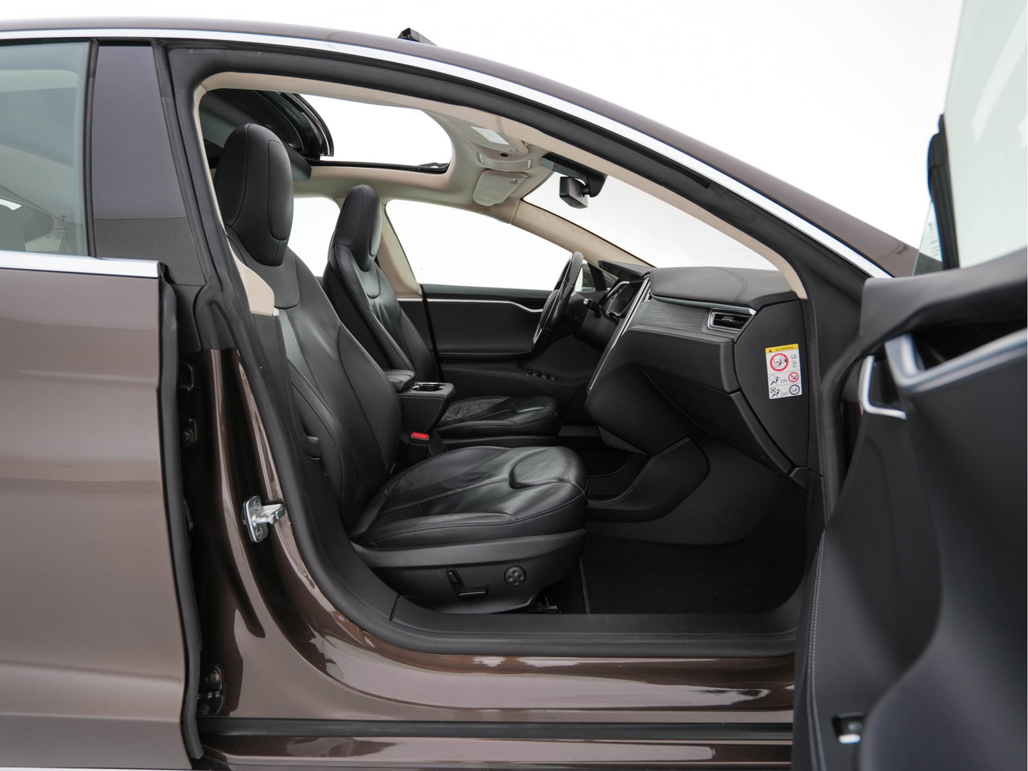 Tesla Model S 85 Base [3-Fase-11kW] {SoH-85%} *PANO | AUTO-PILOT | LEATHER | XENON | NAVI-FULLMAP | KEYLESS | MEMORY-PACK | HEATED-COMFORTSEATS | DIGI-COCKPIT | 19"ALU*