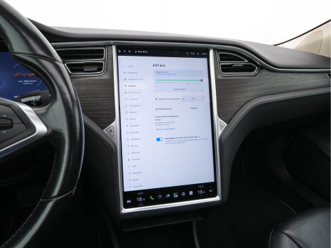 Tesla Model S 85 Base [3-Fase-11kW] {SoH-85%} *PANO | AUTO-PILOT | LEATHER | XENON | NAVI-FULLMAP | KEYLESS | MEMORY-PACK | HEATED-COMFORTSEATS | DIGI-COCKPIT | 19"ALU*