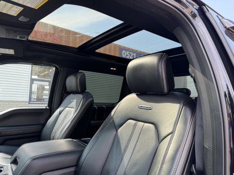 Ford F 150 USA 3.5 V6 Ecoboost SuperCrew / Harley Davidson Platinum / vaste prijs rijklaar € 47.950 marge / geen btw / euro 6 / bedslide / uitlaatklep / trekhaak 3500 kg / lease vanaf € 782
