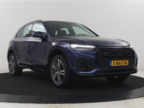 Audi Q5 50 TFSI e S edition | SOH 83,1% | Half leder | Stoelverwarming | Drive select | Adaptive cruise | Navigatie | Carplay | 360 camera | Park assist | Climate control | Elektrische achterklep
