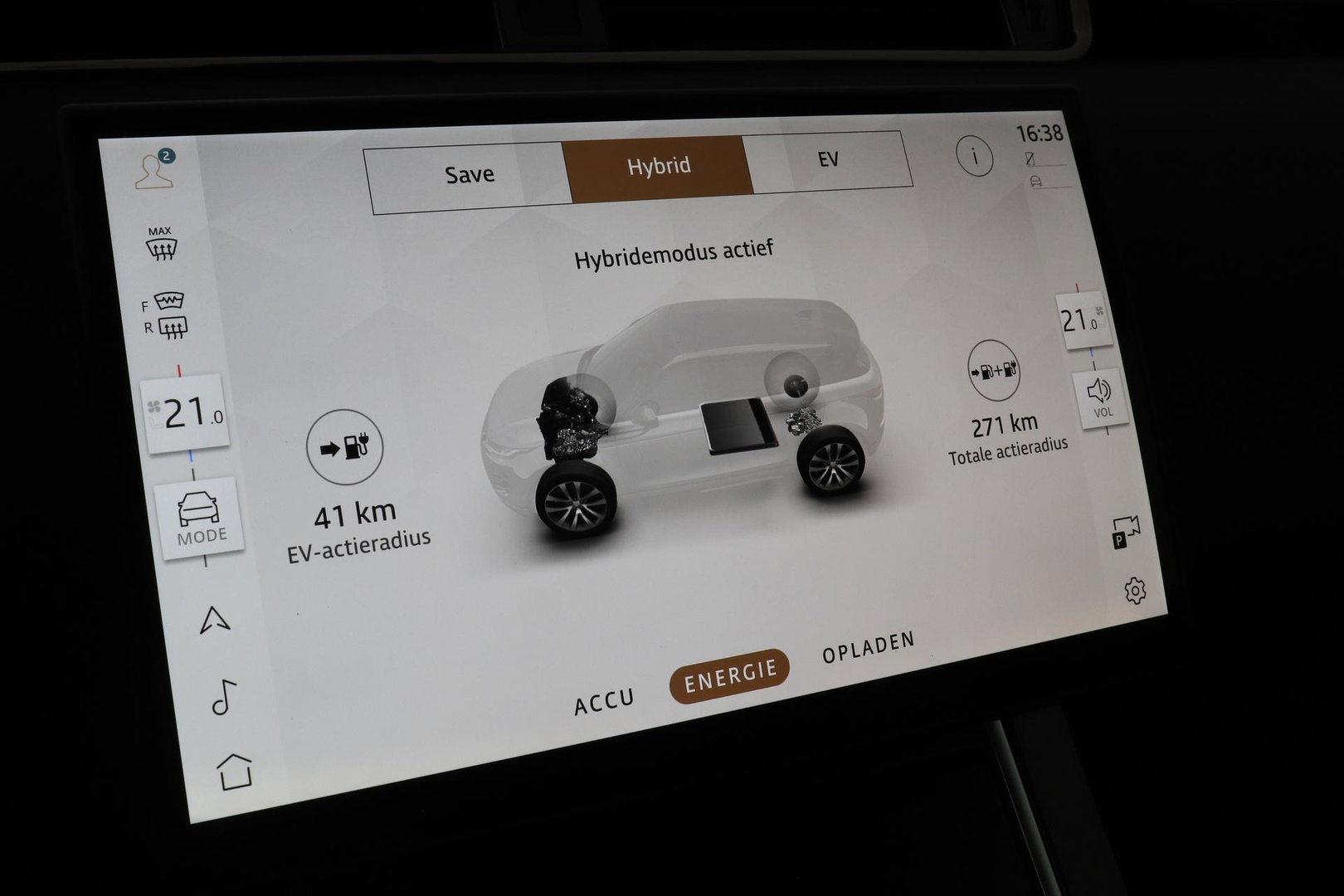 Land Rover Range Rover Evoque P270e PHEV Dynamic SE | Black Pack | Panoramadak | Meridian | ACC | 360 Camera | Stoel+Stuurverwarming